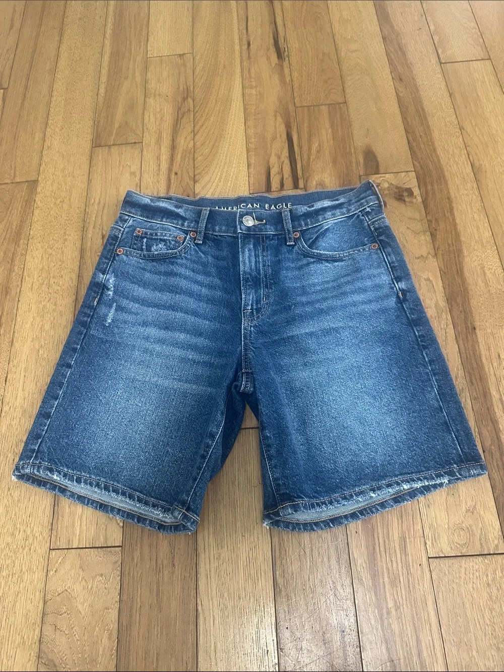 American Eagle Outfitters womens Blue Denim Shorts size 0